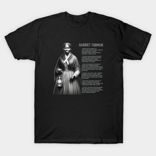 Harriet Tubman - Black History Legend T-Shirt by UrbanLifeApparel